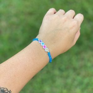 Custom Stretch Name Bracelet Set